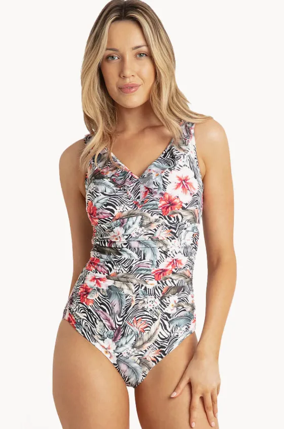 Africa DD/E Cup Mesh Frill One Piece|Jantzen Discount