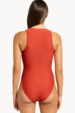 Alessia Plunge One Piece|Jets Hot