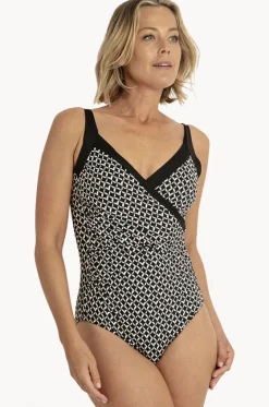 Alo Ruched Surplice One Piece|Jantzen Online
