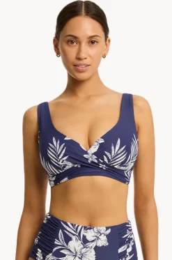 Aloha Cross Front Bra|Sea Level New