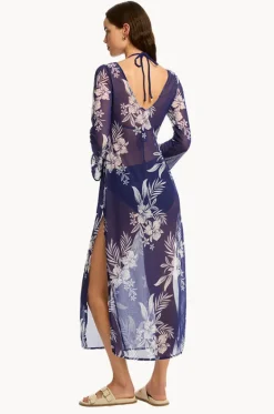 Aloha Mesh Long Dress|Sea Level Online