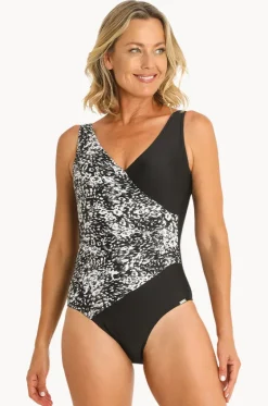 Animal Surplice One Piece|Jantzen Sale