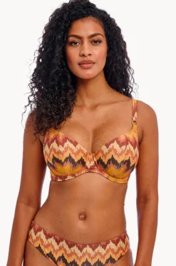 Arizona Wave F Cup Plunge Bra|Freya New