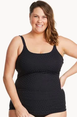 Aztec Jacquard Scoop Neck Tankini Separate|Genevieve Discount