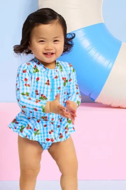 Baby Girls Beach Picnic Sunsuit|Seafolly Girls Outlet