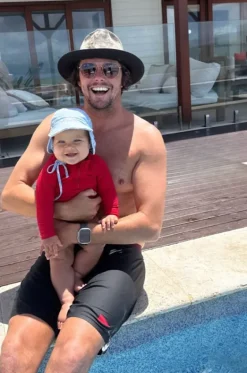 Baby Girls Long Sleeve Zip Sunsuit|Tini Togs