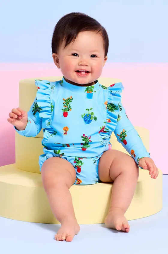 Baby Girls Playa Bonita Suntop Set|Seafolly Girls Discount