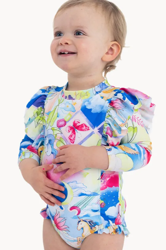 Baby Girls Surrealism Sunsuit|Seafolly Girls New