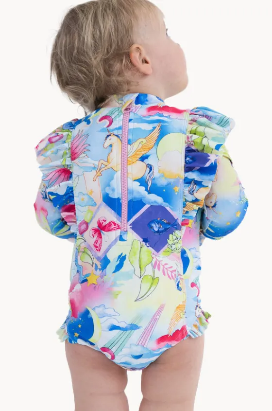 Baby Girls Surrealism Sunsuit|Seafolly Girls New