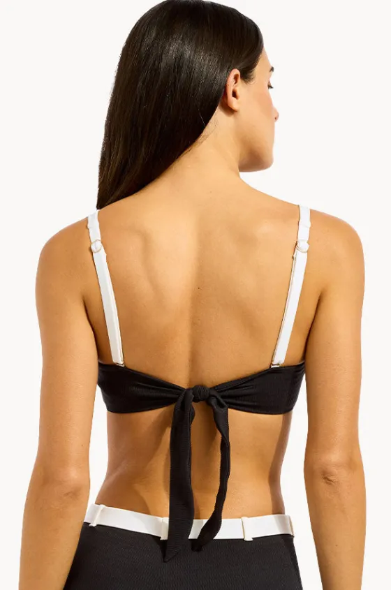 Bandwave Multi Fit Trim Front Bralette|Seafolly New