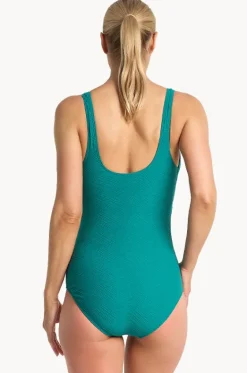 Barbados Cross Tank One Piece|Poolproof Clearance