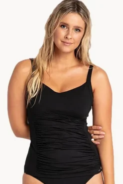 Basix DD/E Cup Ruched Tankini Separate|Sunseeker Sale