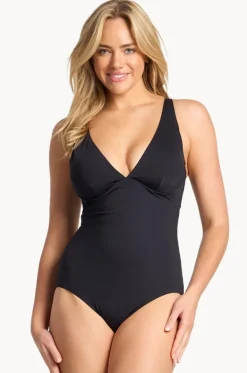 Basix DD/E Cup Underwire Tri One Piece|Sunseeker Clearance