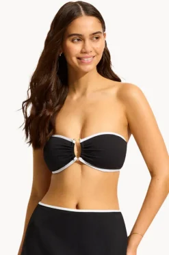 Beach Bound Ring Front Bandeau|Seafolly New