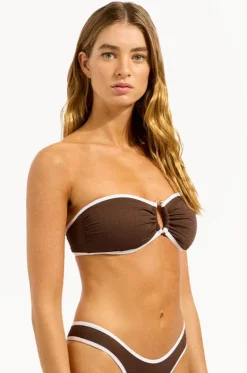 Beach Bound Ring Front Bandeau|Seafolly Clearance