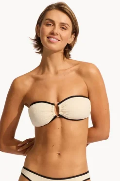 Beach Bound Ring Front Bandeau|Seafolly Clearance