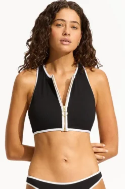 Beach Bound Zip Action Back Tank|Seafolly Discount