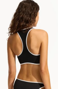 Beach Bound Zip Action Back Tank|Seafolly Discount