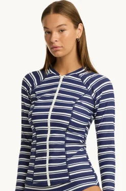 Biarritz Long Sleeve Suntop|Sea Level Discount