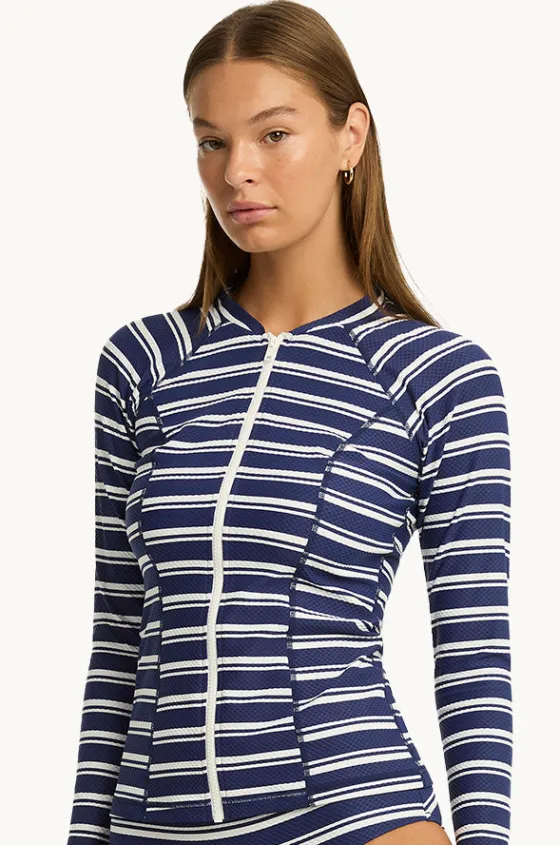 Biarritz Long Sleeve Suntop|Sea Level Discount