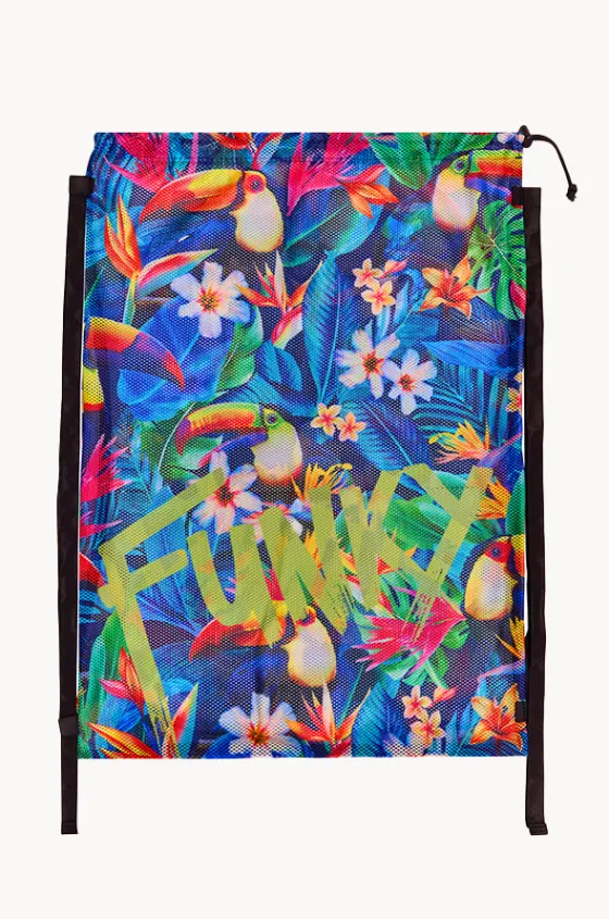 Birdie Wordie Mesh Gear Bag|Funky Trunks Online