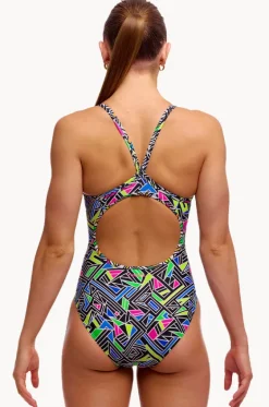 Bits Of Peace Diamond Back One Piece|Funkita