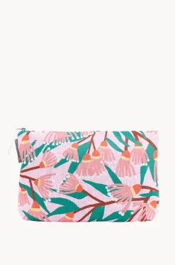 Blossom Branches Large Linen Cosmetic Bag|Annabel Trends Discount
