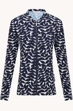 Blue Acacia Long Sleeve Rashie|Babes In The Shade Clearance