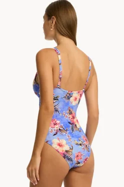 Blue Hawaii Spliced One Piece|Sea Level Clearance