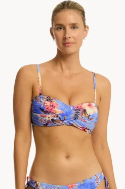 Blue Hawaii Twist Bandeau|Sea Level Online
