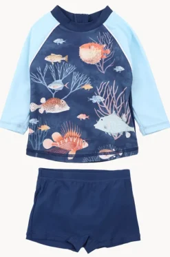 Boys Aiden Fish Suntop Set|Minihaha Best