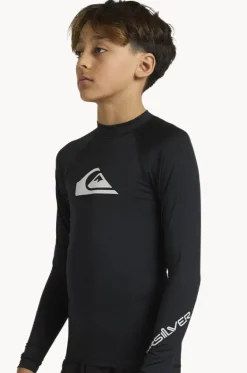 Boys All Time Long Sleeve Suntop|Quiksilver Discount