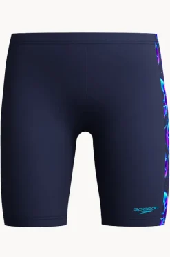 Boys Allover Print Panel Jammer|Speedo