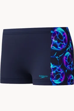 Boys Allover Print Panel Aquashort|Speedo Outlet