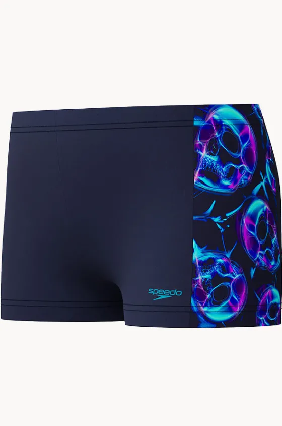 Boys Allover Print Panel Aquashort|Speedo Outlet