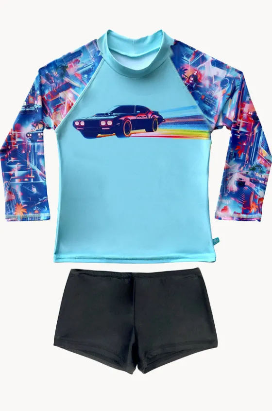 Boys Arcade Long Sleeve Suntop Set|Salty Ink Online