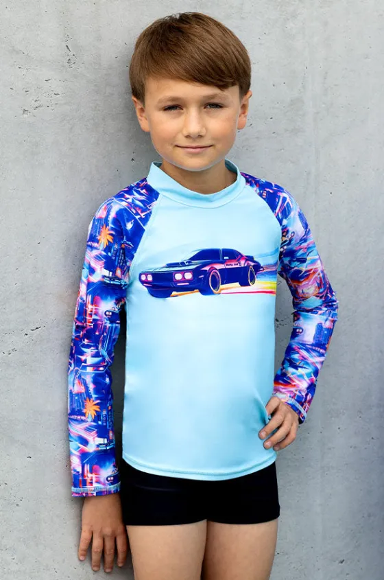Boys Arcade Long Sleeve Suntop Set|Salty Ink Online