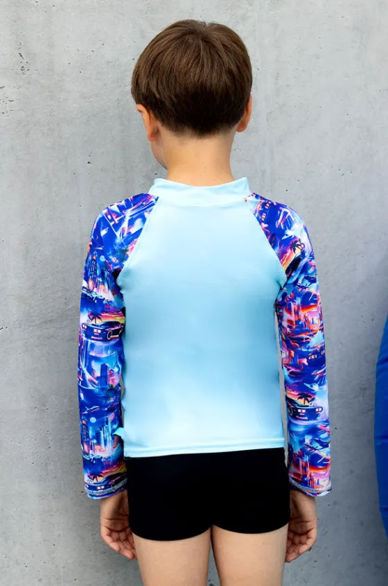 Boys Arcade Long Sleeve Suntop Set|Salty Ink Online
