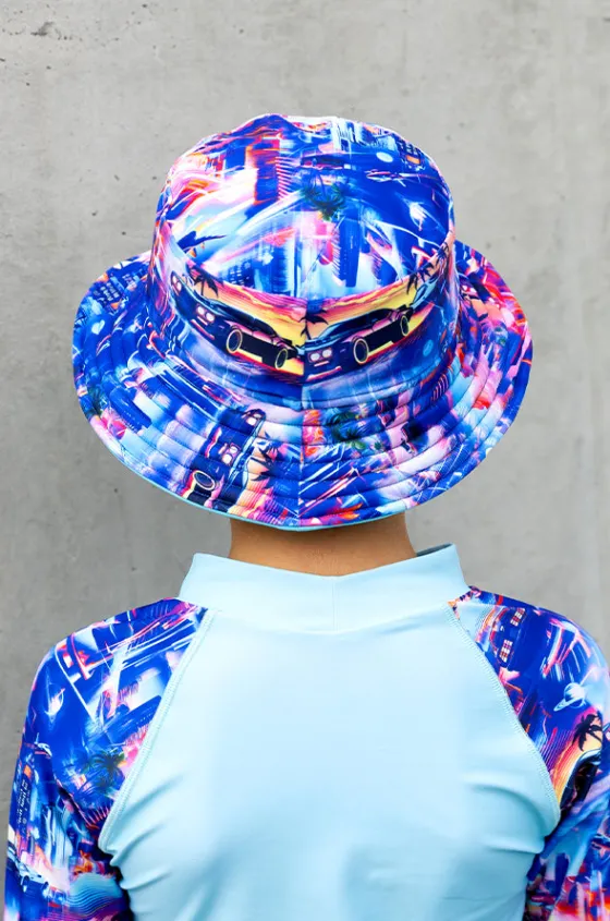 Boys Arcade Reversible Sunhat|Salty Ink Clearance