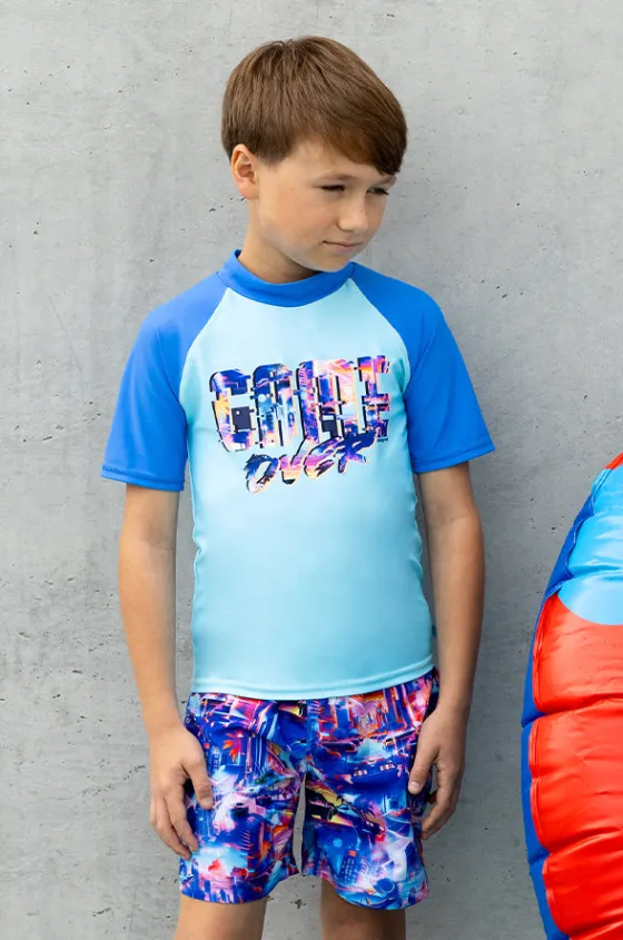 Boys Arcade Short Sleeve Suntop|Salty Ink Clearance
