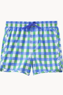 Boys Check Boardshort|Milky Best