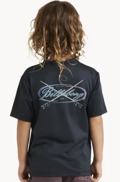 Boys Cross Board Short Sleeve Suntop|Billabong New