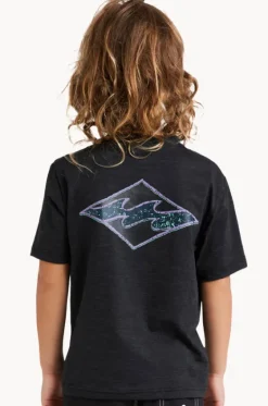 Boys Diamond Shoreline Short Sleeve Suntop|Billabong Hot