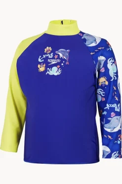 Boys Digital Long Sleeve Suntop|Speedo Best