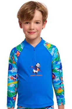 Boys Duuude Zippy Suntop|Funky Trunks Clearance