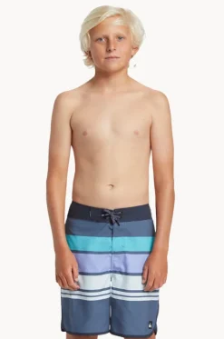 Boys Everyday Stripe 17" Boardshort|Quiksilver New