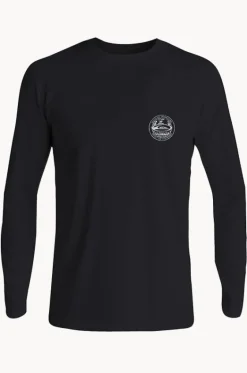 Boys Everyday Surf Long Sleeve Suntop|Quiksilver Hot