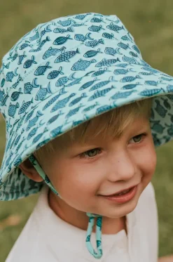 Boys Fish Classic Bucket Hat|Bedhead Clearance
