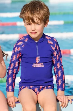 Boys Flash Zippy Suntop|Funky Trunks Clearance