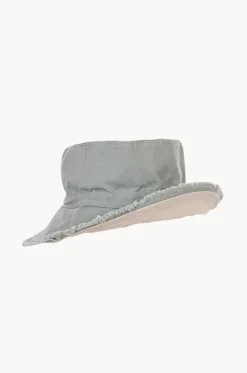 Boys Frayed Bucket Hat|Acorn Sale